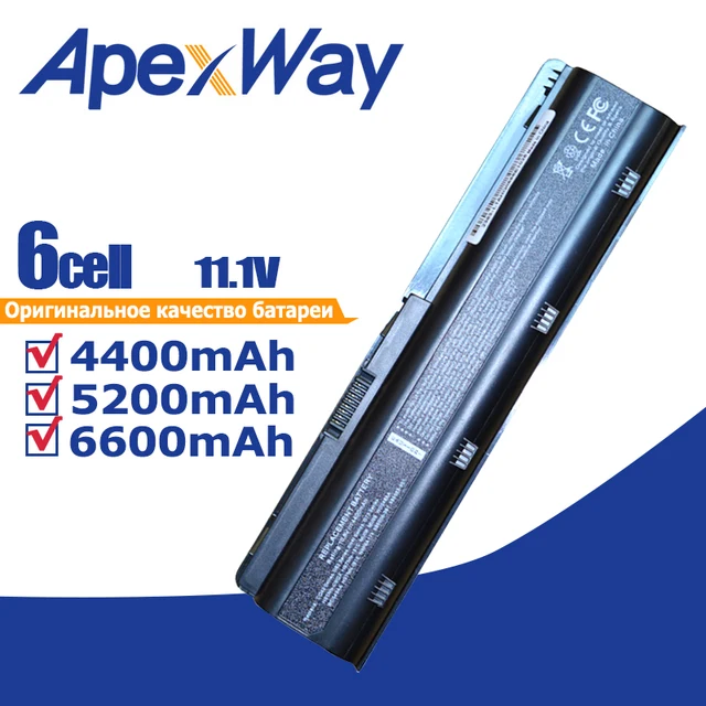 Аккумулятор 11,1 В для HP Pavilion MU06 G6 DV3 DM4 DV6 DV7 G4 G7 635, для Compaq Presario CQ42 CQ72 MU09 593554-001 593553-001 1