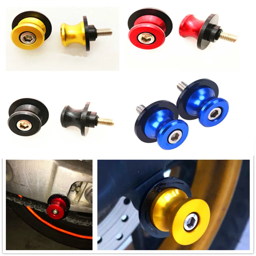 motorcycle 6mm 8mm 10mm swing arm Spool Sliders Swingarm Spool slider