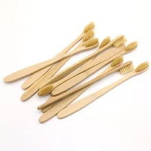 DR. PERFECT 50 шт./лот бежевая тонкая шея бамбуковая зубная щетка окружающей среды деревянная бамбуковая зубная щетка для ухода за полостью рта черная головка