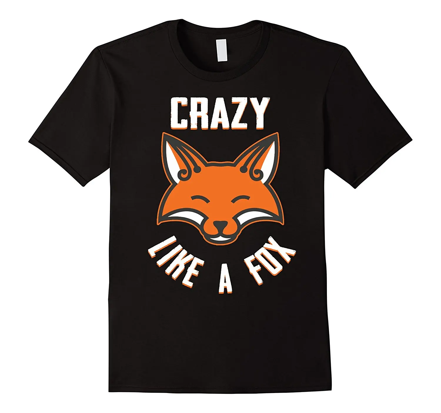 Crazy Like A Fox Animal T-Shirt for Men and Women | Мужская одежда