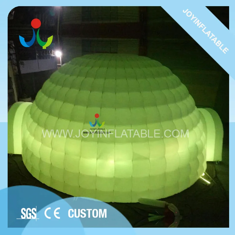 Diameter 10M Oxford Inflatable Dome Tent Sale with LED Light for Party Event 3
