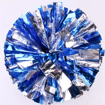 

Flower Ball Sports Shine Reflect Match Pompoms Multicolour Handle Cheerleader Pom Poms Party Club Football birthday
