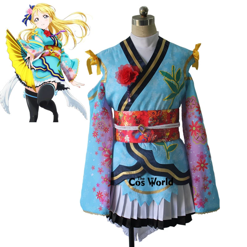 Love Live Kaguya No Shiro De Odoritai Angelic Angel Ayase Eli Kimono Outfits Anime Customize Cosplay Costumes Aliexpress Love Live Kaguya No Shiro De Odoritai Angelic Angel Ayase Eli Kimono Outfits Anime Customize Cosplay Costumes Aliexpress