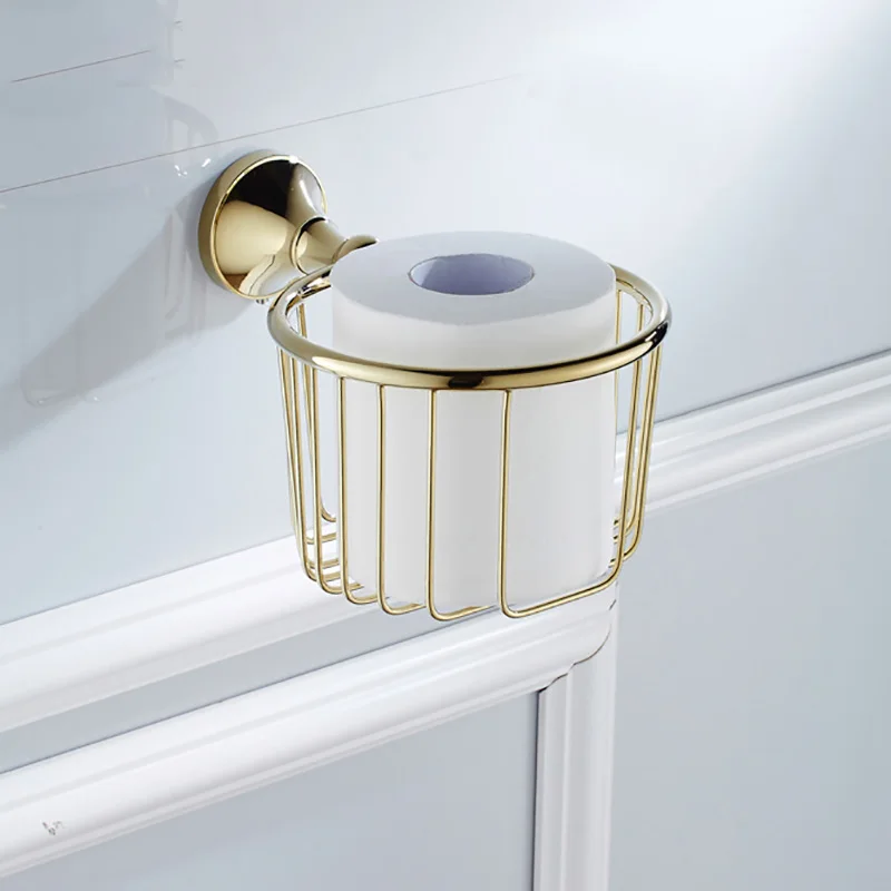 gold paper holder vintage