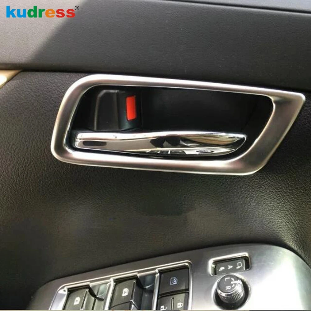 

For Toyota Alphard Vellfire 2016-2018 Car Interior Front Door Handle Cover Trim Door Bowl Stickers Decoration Car Covers Styling