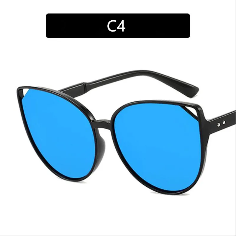 2019 Luxury Brand Design Women Cat Eye Sunglasses Outdoor Sports Driving Glasses Sexy Fashion Female Sunglasses Mirror UV400