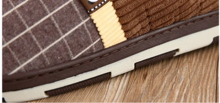 Men's Cozy Fuzzy Wool Fleece Classic Memory Foam Plush House Slippers Slip On Clog Indoor Outdoor Shoes (8)