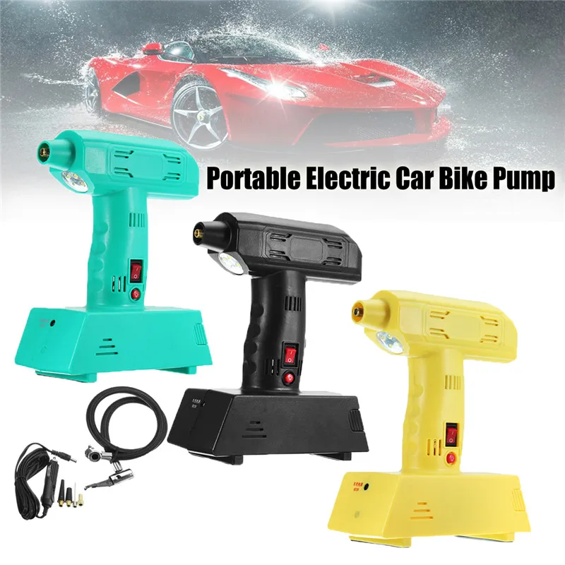 

New 12V Rechargeable Portable Electric Car Bike Pump Air Compressor Tire Inflator High Quality