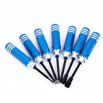 

7Pcs/Set Hex Screw Driver Tools Kit for RC Helicopter Car Boat Plane Model W715