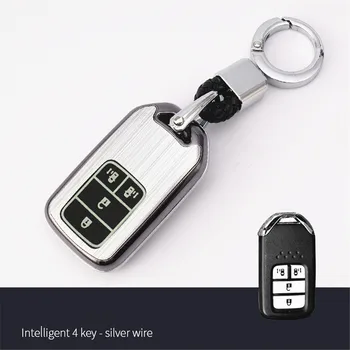 

Car Key Bag key case keychain ABS material Aluminium Alloy for Honda 2016 2017 CRV Pilot Accord Civic