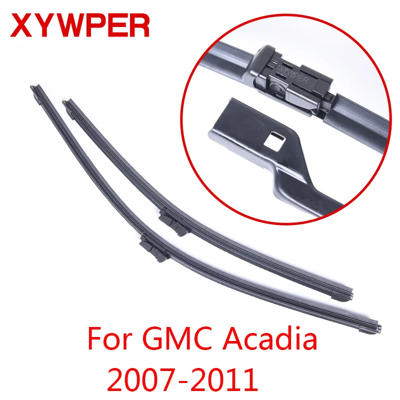 

XYWPER Wiper Blades for GMC Acadia 2007 2008 2009 2010 2011 Car Accessories Soft Rubber Windshield Wipers