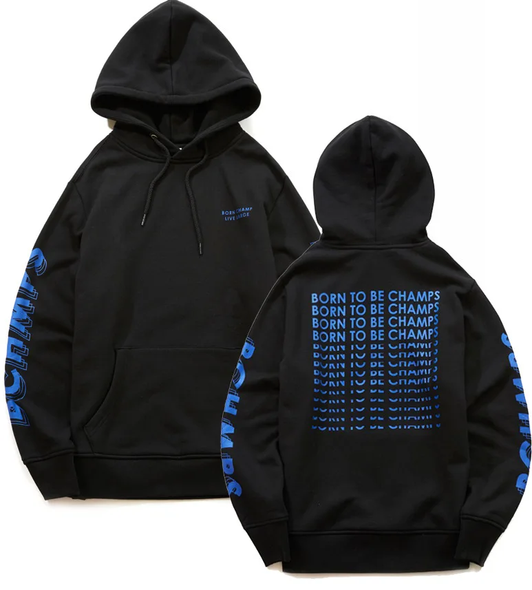 

kpop exo CHANYEOL Street beat Same paragraph Hooded Sweatshirts men and women trend Aid fight song hoodies Korean clothes