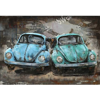 

Diamond Painting Full Square Drill "Vintage Blue Car"5d Diy Daimond Painting Diamond Cross Stitch Embroidery Art Gift LE00383