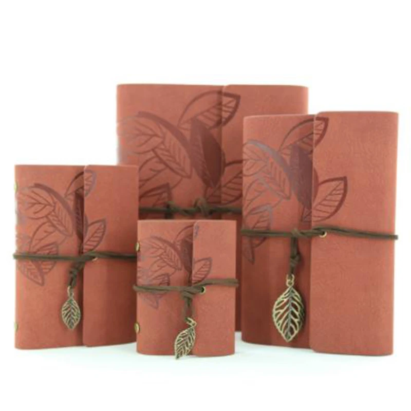 

Faux Leather Scrapbook Photo Album Vintage DIY Leather Scrapbooking "Maple Leaf"