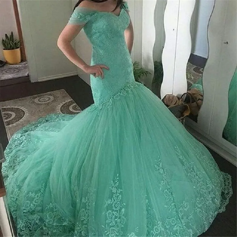 

Hot Sale Sexy Custom Handmade vestidos de festa Long Sleeve Evening Dresses Tull Evening Dress 2019