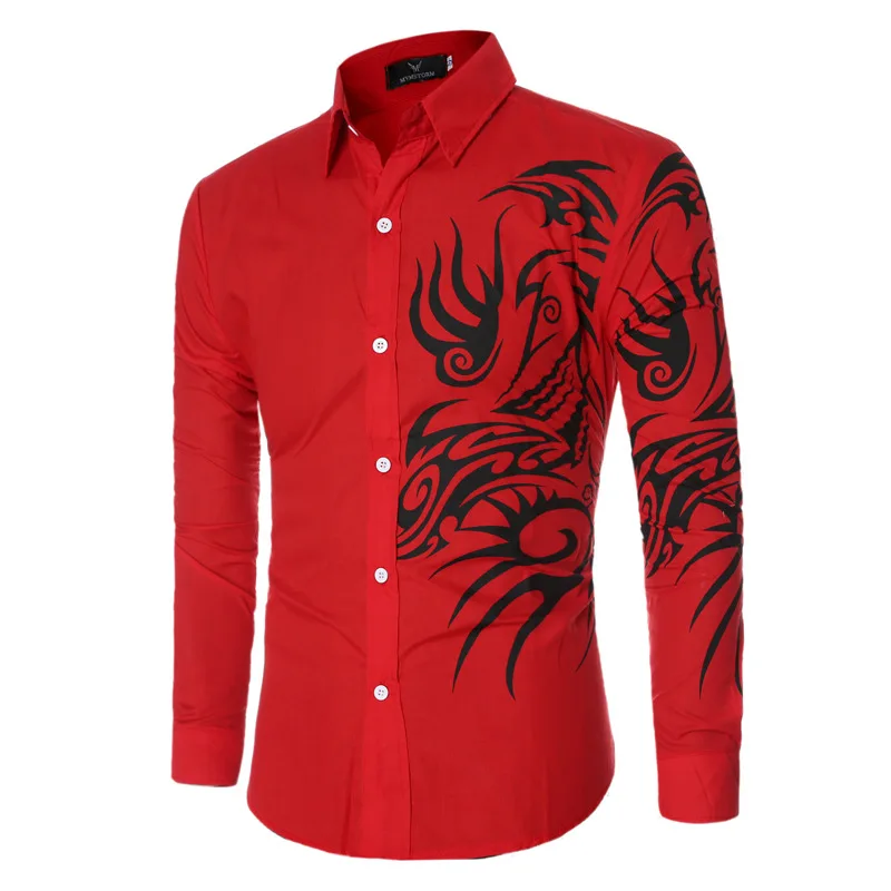 Мужская гавайская рубашка, мужские повседневные пляжные рубашки с принтом, брендовая одежда с длинным рукавом, облегающие мужские рубашки 9 цветов 3XL
