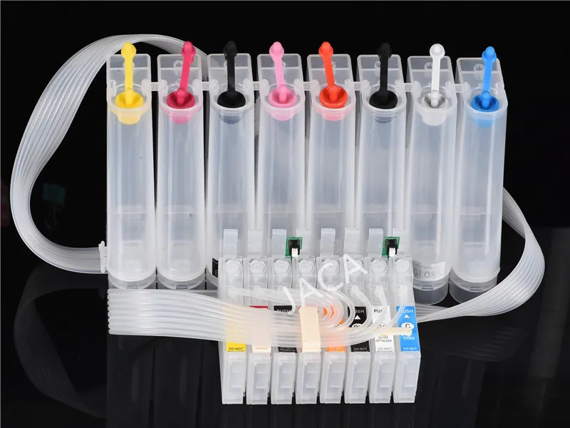 

CISS Ink System cartridge with ARC chip with 8colors for Epson R2000 printer T1590-T1599 cartridge each in 80ml
