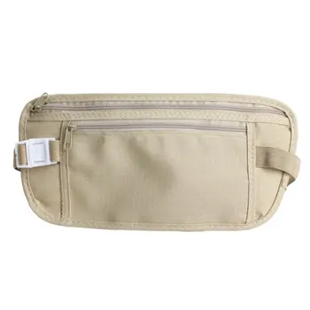 

2X Travel Money Belt for Security Pouch Pas Cash Money Holiday Traveling