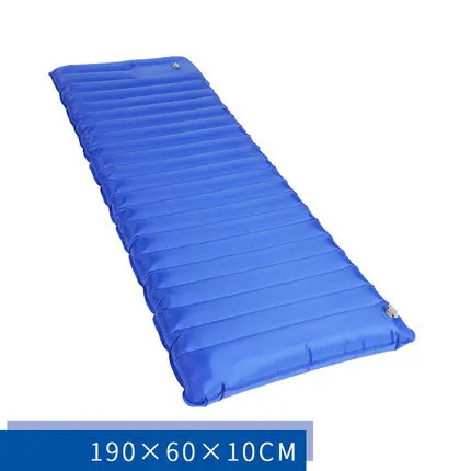 Открытый спальный коврик спальный мешок Сверхлегкий Кемпинг Надувной влагостойкий воздушный спальный матрас кровать коврик для сна - Цвет: Deep Blue