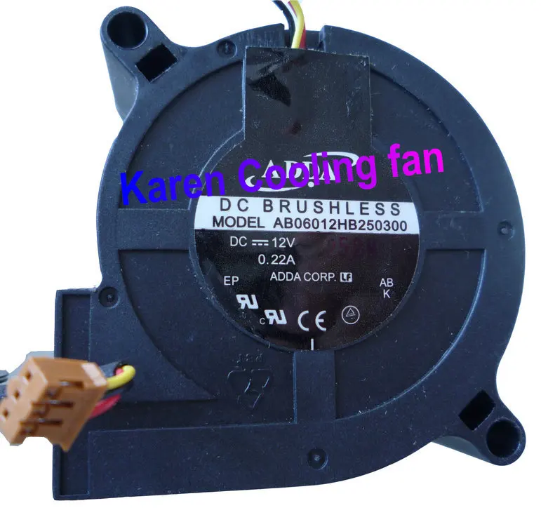 

6 см AB06012HB250300 6025 12 В 0.22a Вентилятор охлаждения