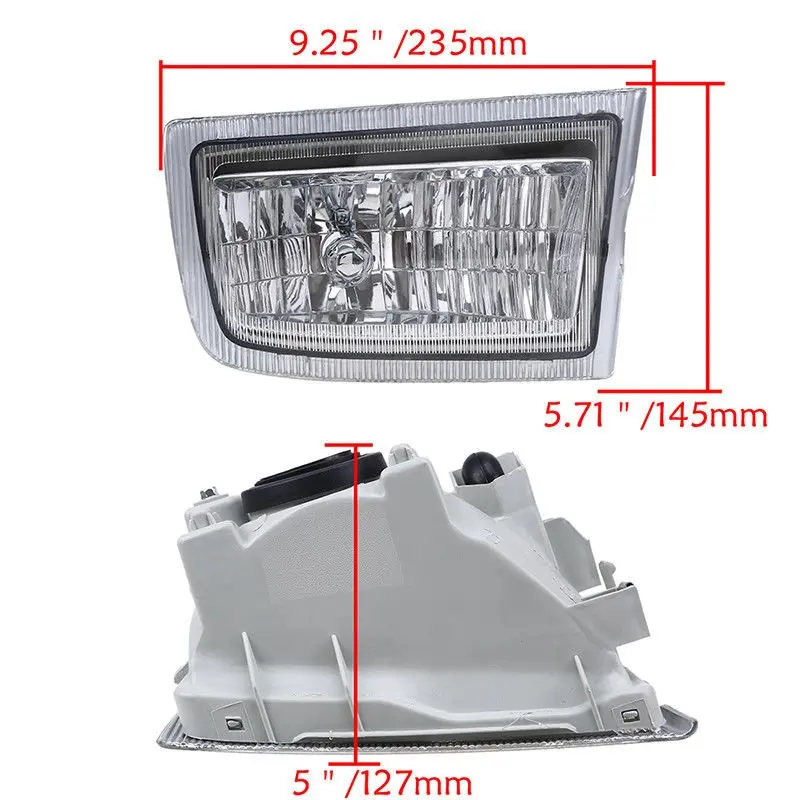 Передние противотуманные фары светильник для Toyota Land Cruiser Prado FJ90 1999 2002 бампер с