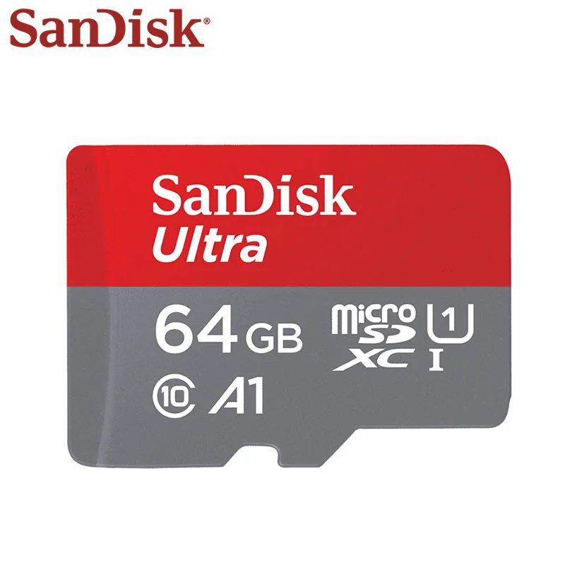 Оригинальная карта памяти SanDisk 64 Гб 128 Гб Высокая скорость 98 м/с класс 10 Micro SD карта U1 16 ГБ 32 ГБ SDHC Microsd UHS-I TF карта