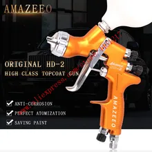 Профессиональный LVMP HD-2 HVLP пистолет-распылитель гравитационный корм для всех автокрасок, верхних и сенсорных с 600cc