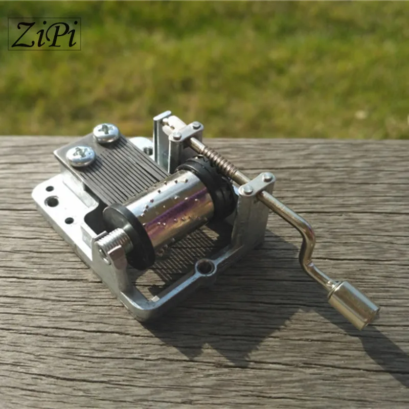 Zipi 25 шт./лот Серебряная самодельная Музыкальная шкатулка с механизмом сделай сам