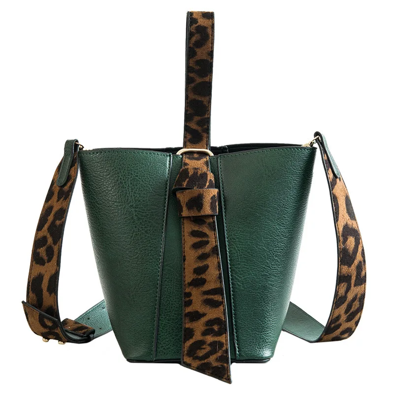 2018 Leather Ladies Top-handle Handbag bags for women luxury handbags women bags designer Brand original design Leopard Print