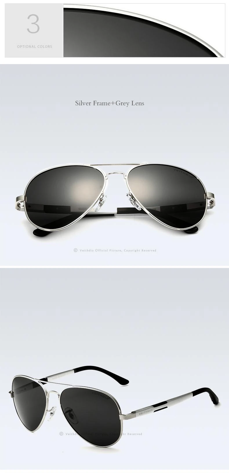 Бренд VEITHDIA, поляризационные мужские солнцезащитные очки, дизайнерские, алюминий, магний+ сплав, мужские очки для вождения, солнцезащитные очки, мужские очки