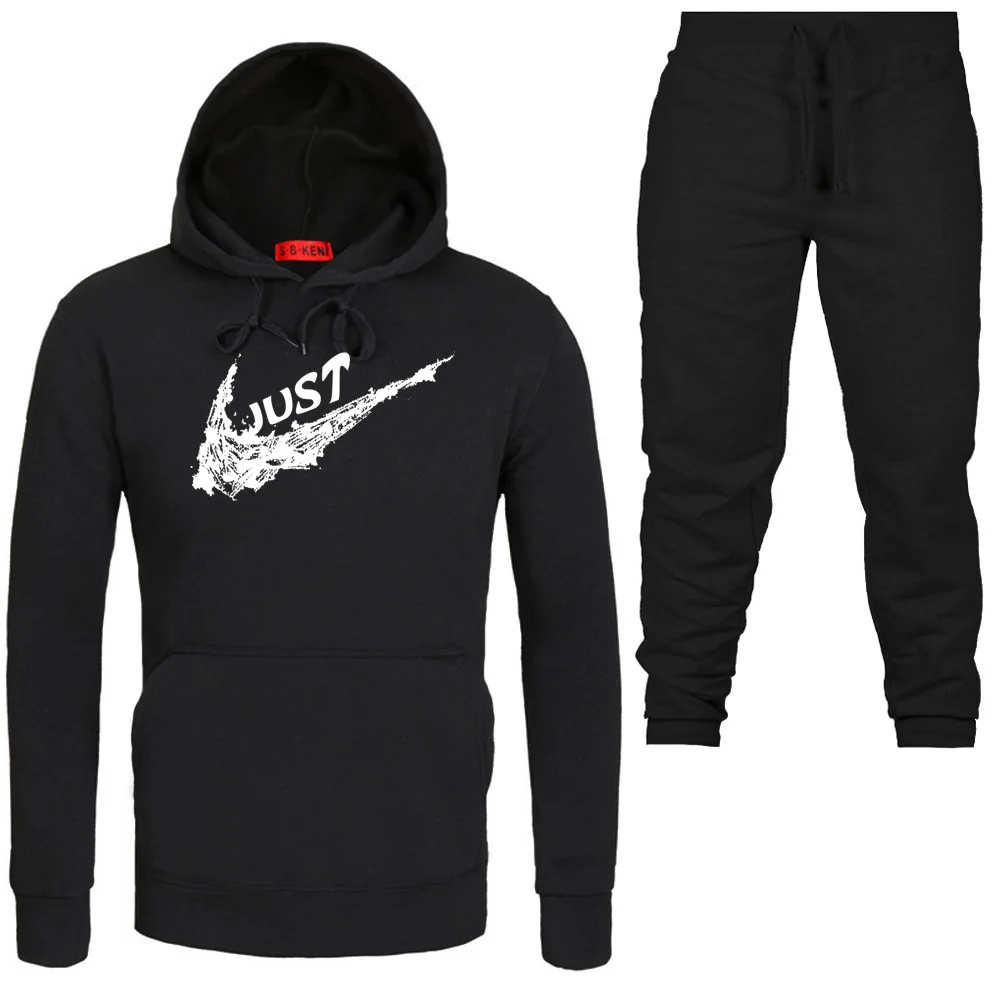 

Fashion Hoodies Sweatshirts+Sweatpants Suits Hoodie Sweatshirt Men/Women Casual Harajuku Warm Fleece Hooded Pullover Jacket