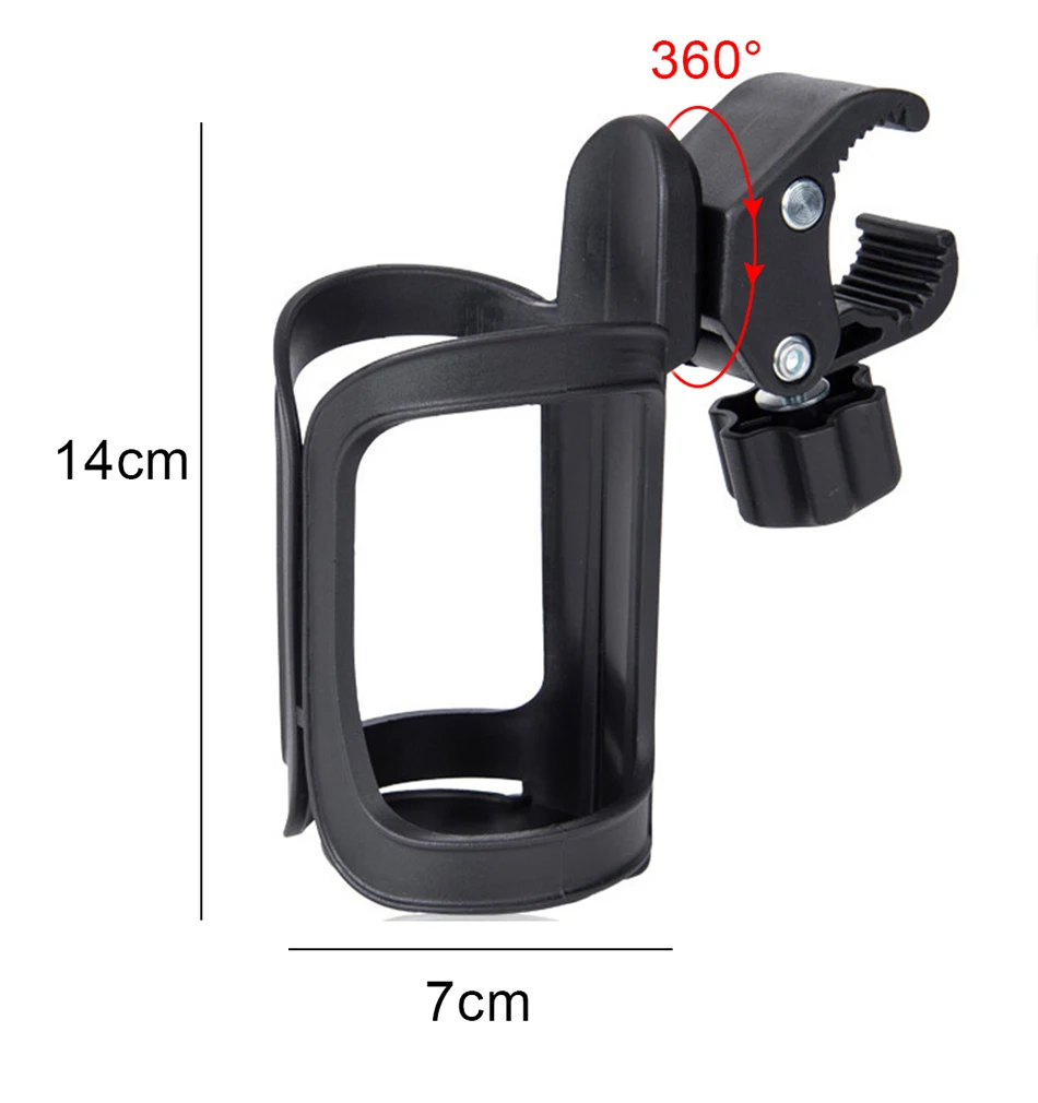 baby stroller cover for winter New Baby Stroller Cup Holder Rack Bottle Universal 360 Rotatable Cup Holder for Pram Stroller Carrying Case Milk Bottle Cart hot mom baby stroller accessories