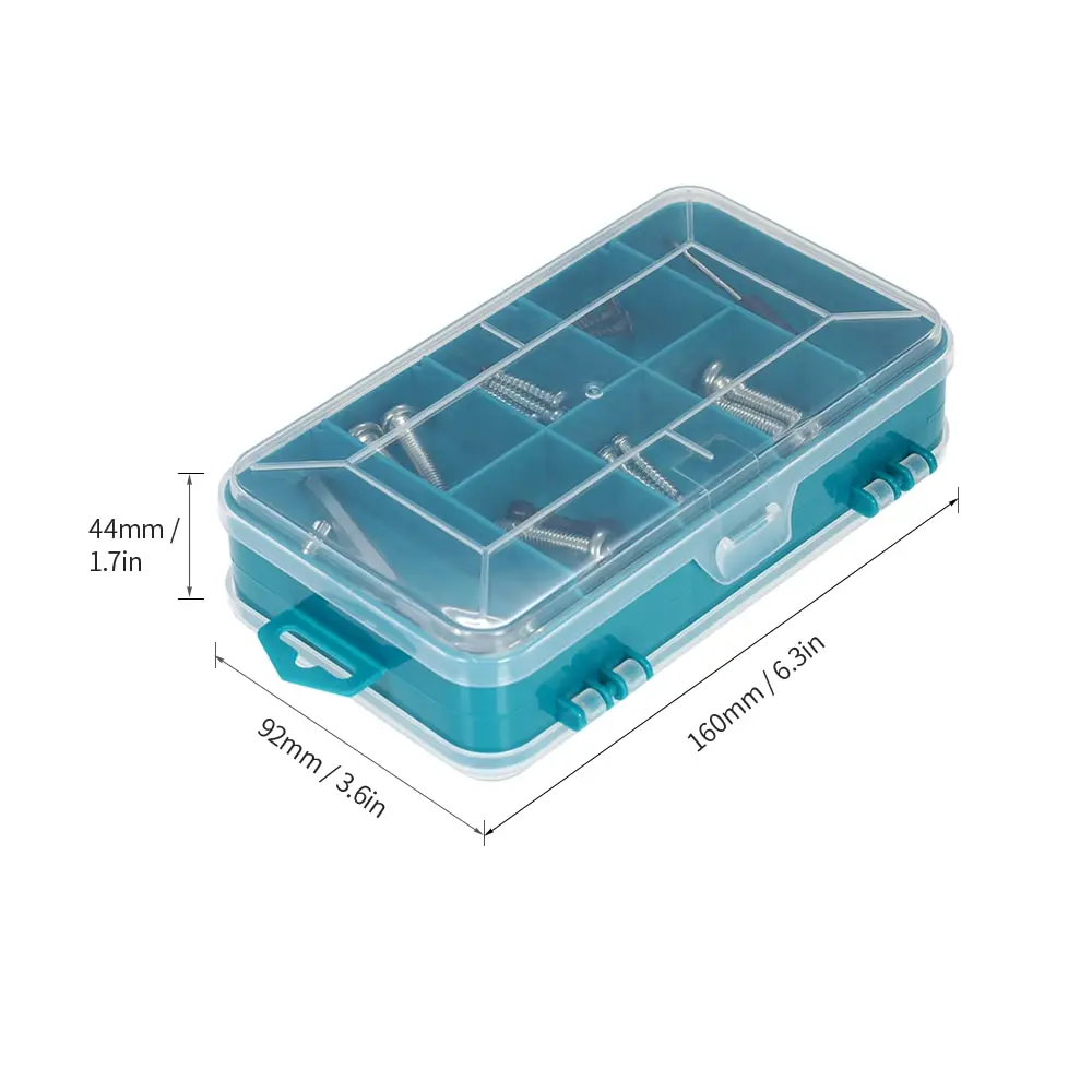 Полупрозрачная утилита коробка для хранения компонентов анти-тарниш электронных компонентов и частей коробка контейнер для аксессуаров