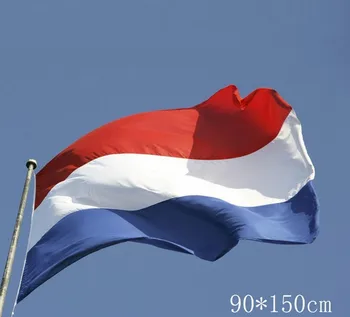 Duża flaga holandii poliester holenderski transparent narodowy kryty odkryty nowa flaga holandii 90*150CM tanie i dobre opinie Wiszące PRINTED dekoracja