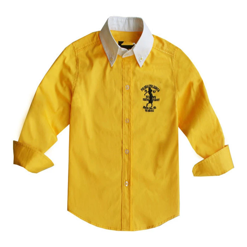 Сезон весна-осень детская одежда хлопковая рубашка для мальчиков модная повседневная рубашка с длинными рукавами с лоскутным принтом для мальчиков