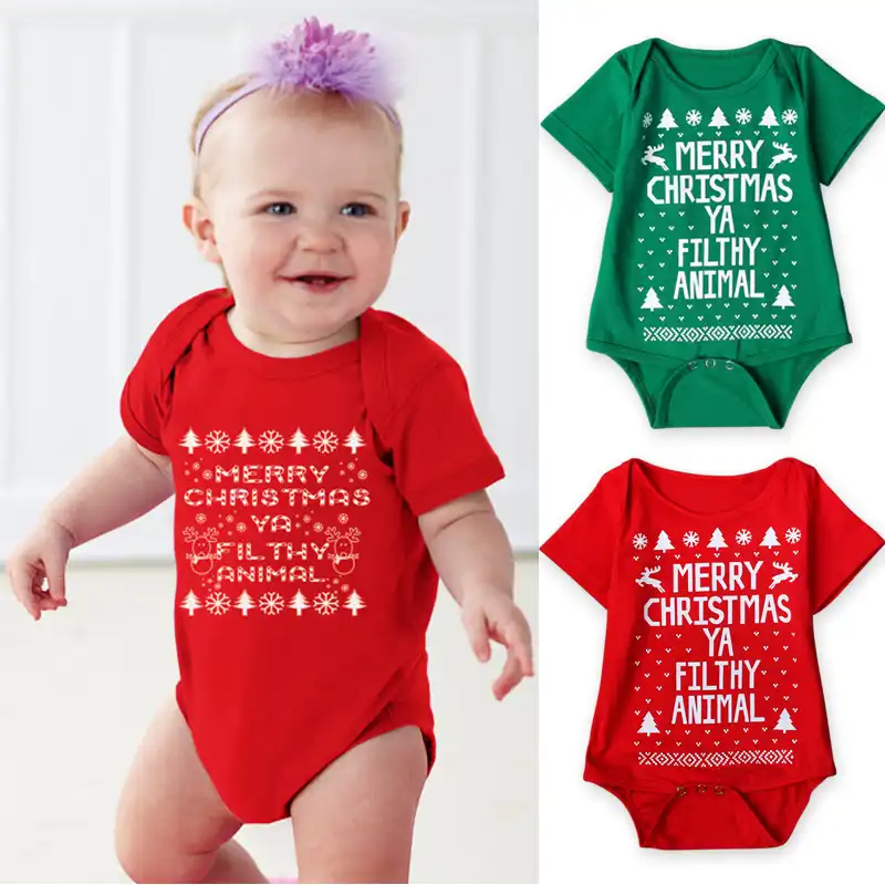 baby christmas bodysuit