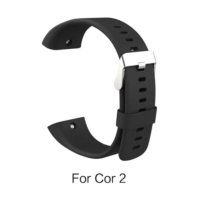 SIKAI Sillicone ремешок для часов Huami Amazfit Cor Сменные удобные цветные часы-браслет для Xiaomi Cor A1702 band - Цвет: Black Strap for cor2