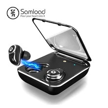 Samload беспроводные наушники Bluetooth 5 Наушники с глубоким басом Handfree с микрофоном 2000 мАч зарядная коробка для iPhone Xiaomi sony гарнитура