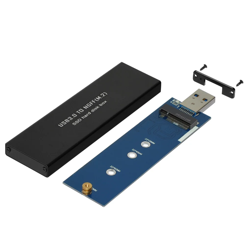Чехол SSD USB 3 0 на SATA 2280 M.2 NGFF портативный корпус со встроенным контроллером ASM1153E и usb