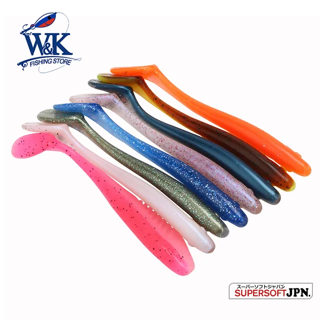 T tail Soft Plastic Lure PVC Fishing Lure for Pike Zander Bass Fishing
