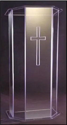 

Wholesale Church Lectern Free Shiping High Quality acrylic podium lectern decoration table furniture