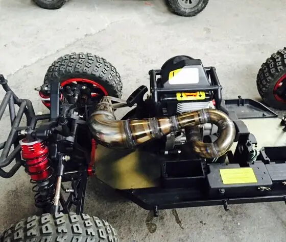 Новый Super DBXL KT Power VRC выхлопная труба с глушителем V2 для Losi Desert Buggy XL LOS05001 RC 4WD Truck RC|rc