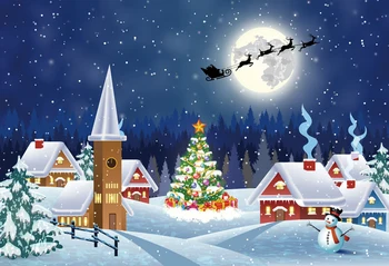 

HUAYI Photography Backdrops Christmas Backdrop christmas photo backdrop Photo Prop Christmas Decoration XT-6146