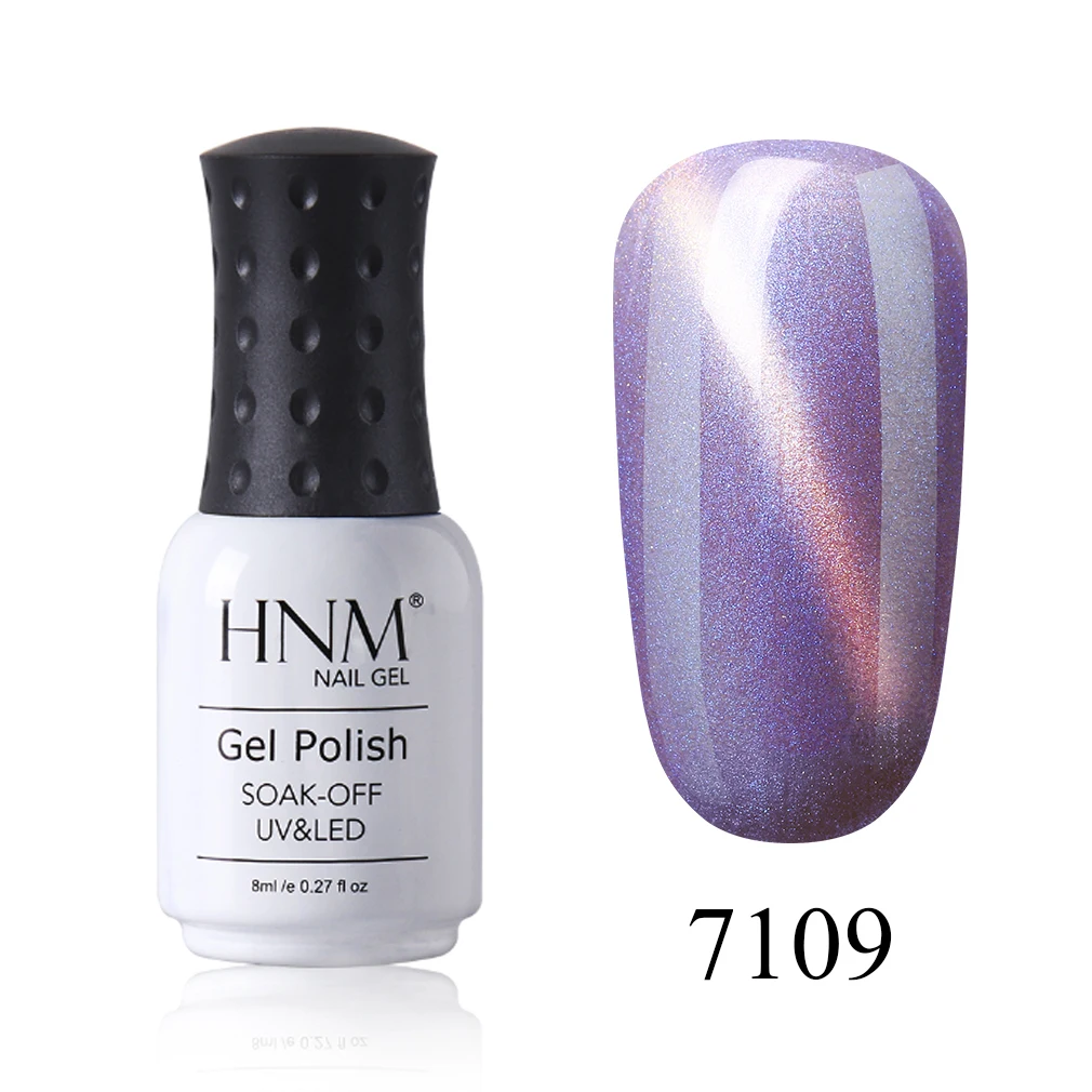 HNM 8 мл гель для ногтей новейший кошачий глаз УФ гель лак для ногтей светодиодный длинный последний Гибридный гель лак краска гель лак для ногтей - Цвет: 7109