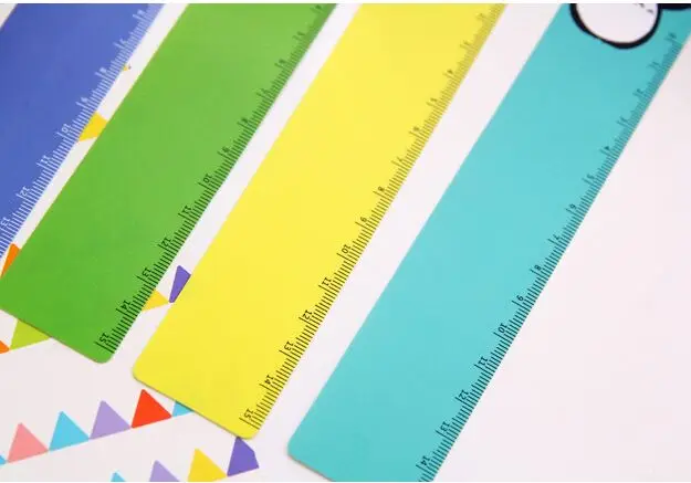Cute Cartoon PVC tototro Rulers traight Ruler drawing template for Kid School Gift stationery school supply korean papelaria