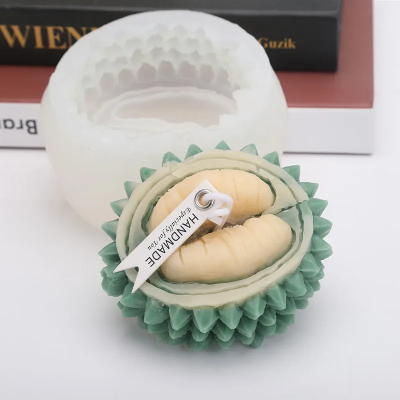 Силиконовая форма Durian для свечей ручной работы дизайн фруктов силиконовая