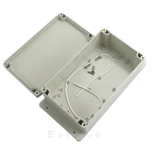 Plastic Waterproof Electronic Project Box Enclosure Cover Case 200x120x75mm