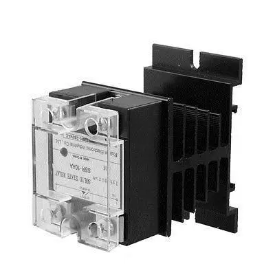 

AC/AC A Solid State Relay SSR 10A AC 90-280V / AC 24-480V + Heat Sink