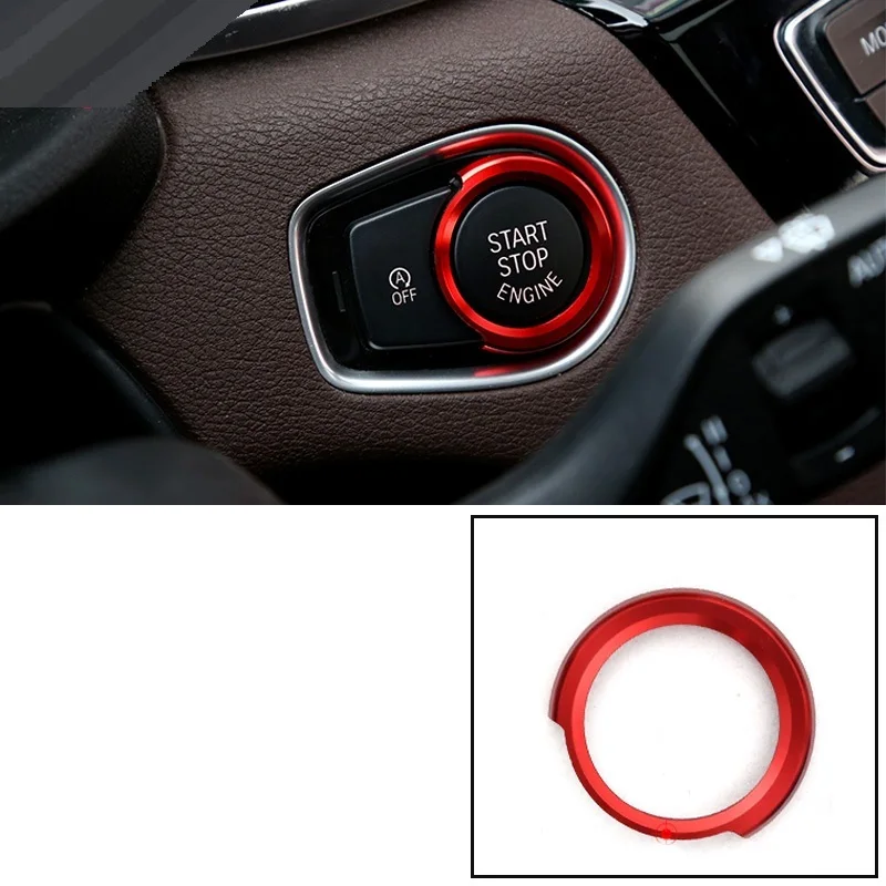 

Automobile Decorative Multimedia Ignition Button Interior Fashion Accessory Modification Parts Protecter 18 19 FOR BMW 3 Series
