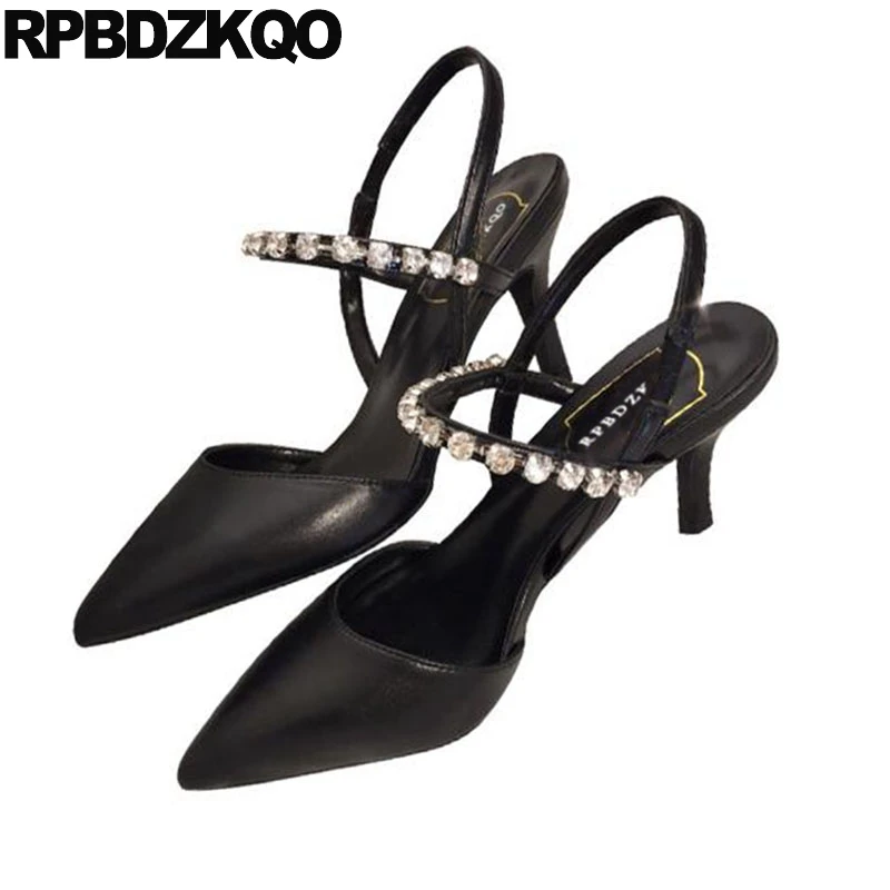 rhinestone slingback